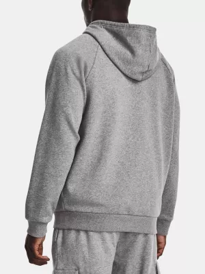 Hanorac pentru bărbați UNDER ARMOUR UA RIVAL FLEECE FZ HOODIE GRI