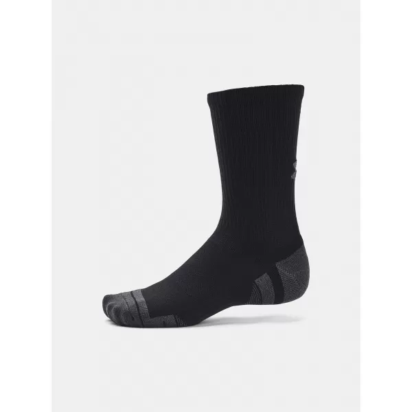  Șosete UNDER ARMOUR PERFORMANCE TECH CREW (3 PÁRY) 1379512-001 NEGRU 
