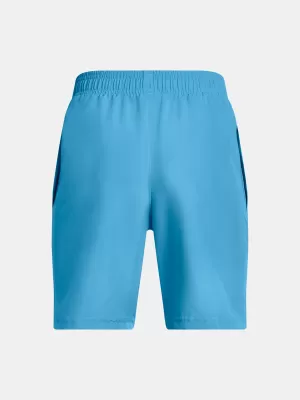 Pantaloni scurți pentru băieți UNDER ARMOUR TECH WOVEN WORDMARK SHORT 1383341-452 ALBASTRU