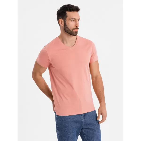  Cămaşă OMBRE OM-TSBS-0237 ROZ 