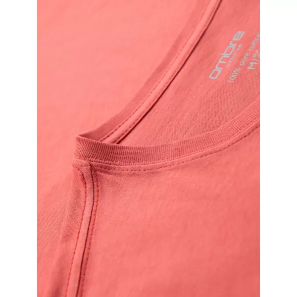  Cămaşă OMBRE OM-TSBS-0236 CORAL 