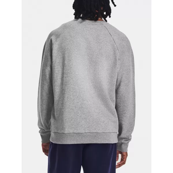  Hanorac pentru bărbați UNDER ARMOUR RIVAL FLEECE CREW 1379755-025 GRI 