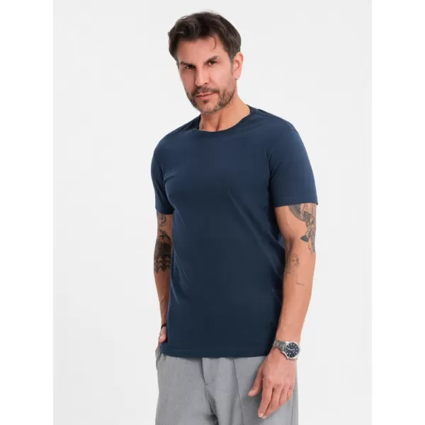  Cămaşă OMBRE OM-TSBS-0236 ALBASTRU MARIN 