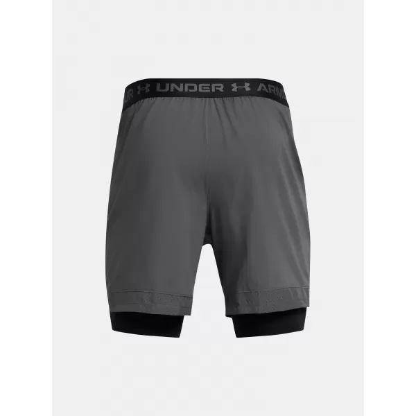  Pantaloni scurți pentru bărbați UNDER ARMOUR VANISH WOVEN 2IN1 STS 1373764-025 GRI 