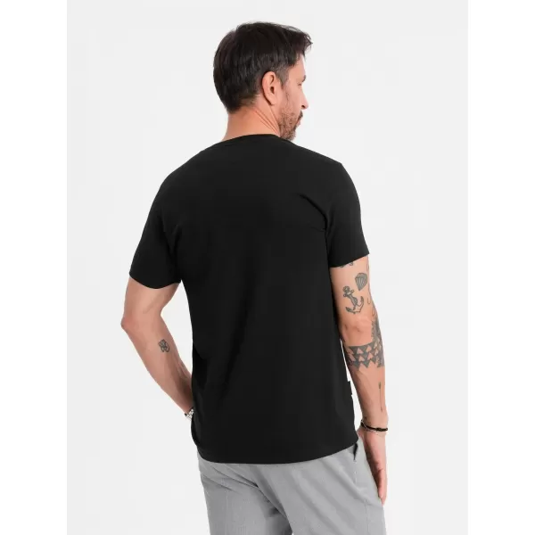  Cămaşă OMBRE OM-TSBS-0237 NEGRU 