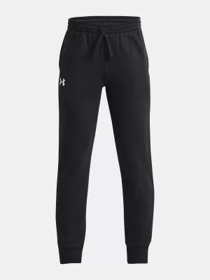 Pantaloni de trening pentru băieți UNDER ARMOUR RIVAL FLEECE JOGGERS 1379787-001 NEGRU