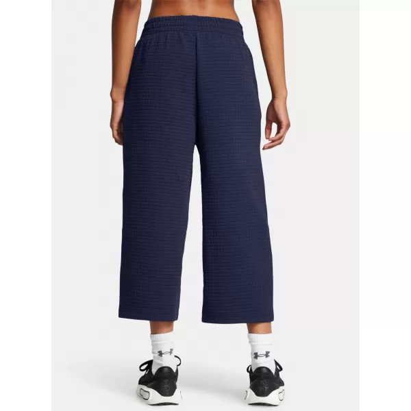  Pantaloni sport de damă UNDER ARMOUR UNSTOPPABLE FLC GRID CROP 1386492-410 ALBASTRU 