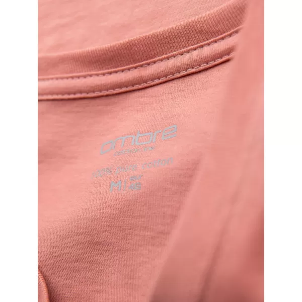  Cămaşă OMBRE OM-TSBS-0237 ROZ 