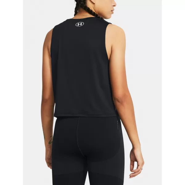  Maieu de damă UNDER ARMOUR VANISH ENERGY CROP TANK 1383654-001 NEGRU 