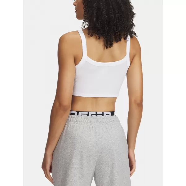  Maieu de damă UNDER ARMOUR RIVAL RIB BABY TANK 6000265-100 ALB 