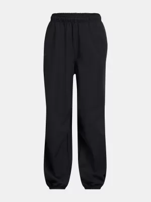 Pantaloni sport pentru fete UNDER ARMOUR UNSTOPPABLE WVN WIDE LEG 1388638-001 NEGRU