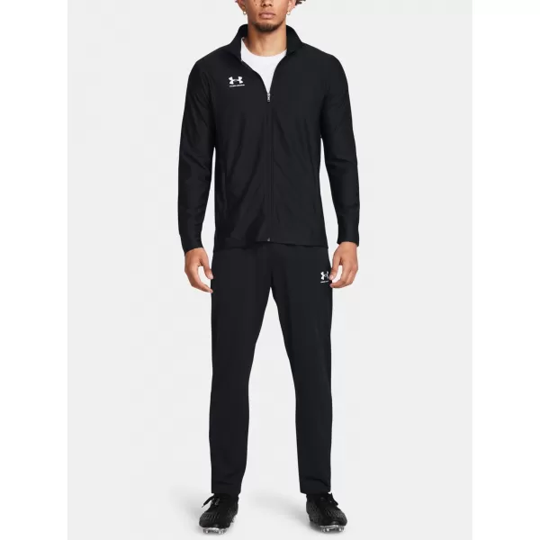 Pantaloni sport pentru bărbați UNDER ARMOUR MS CH. PIQUE PANT 1382602-001 NEGRU 