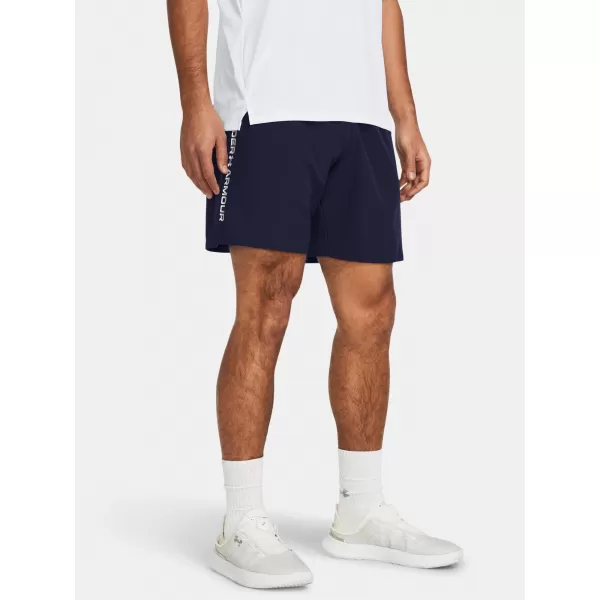  Pantaloni scurți pentru bărbați UNDER ARMOUR WOVEN WDMK SHORTS 1383356-410 ALBASTRU 
