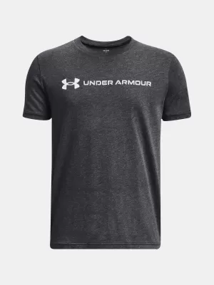 Tricou băieți UNDER ARMOUR B LOGO WORDMARK SS 1380747-001 NEGRU