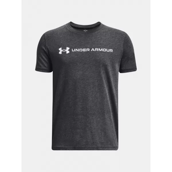  Tricou băieți UNDER ARMOUR B LOGO WORDMARK SS 1380747-001 NEGRU 