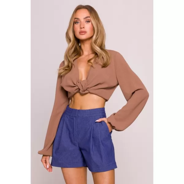  Pantaloni scurți de damă MOE M860 ALBASTRU 