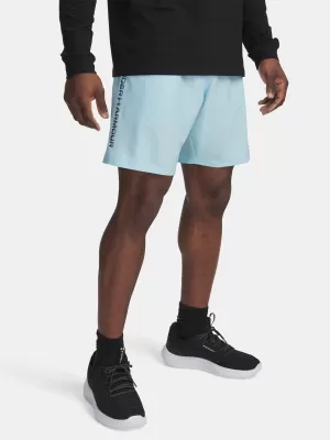 Pantaloni scurți pentru bărbați UNDER ARMOUR TECH WOVEN WORDMARK SHORT 1383356-494 ALBASTRU