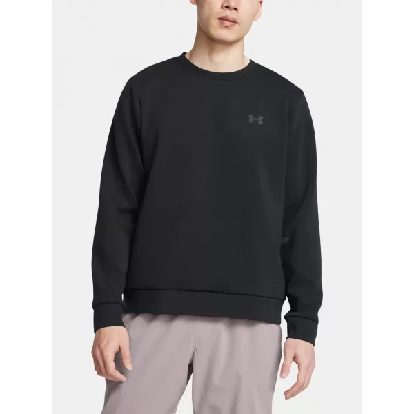  Hanorac pentru bărbați UNDER ARMOUR UNSTOPPABLE FLC CREW EU 1389351-001 NEGRU 