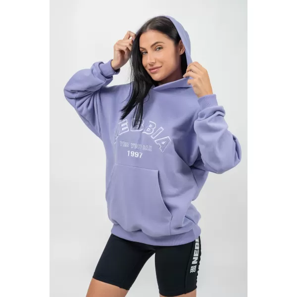  Hanorac oversize GYM RAT 256 LIGHT PURPLE Nebbia 