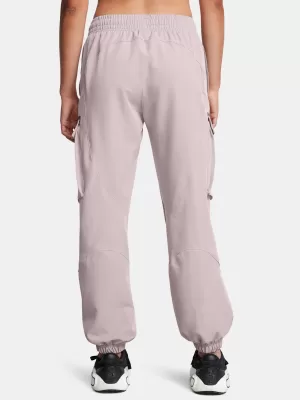 Pantaloni sport de damă UNDER ARMOUR UNSTOPPABLE CARGO PANT 1386481-015 GRI