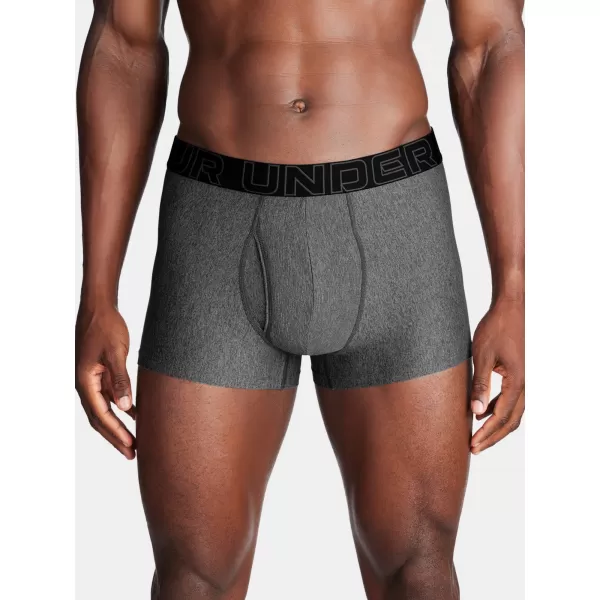  Boxeri pentru bărbați UNDER ARMOUR M PERF TECH 3IN (1KS) 1383877-025 GRI 