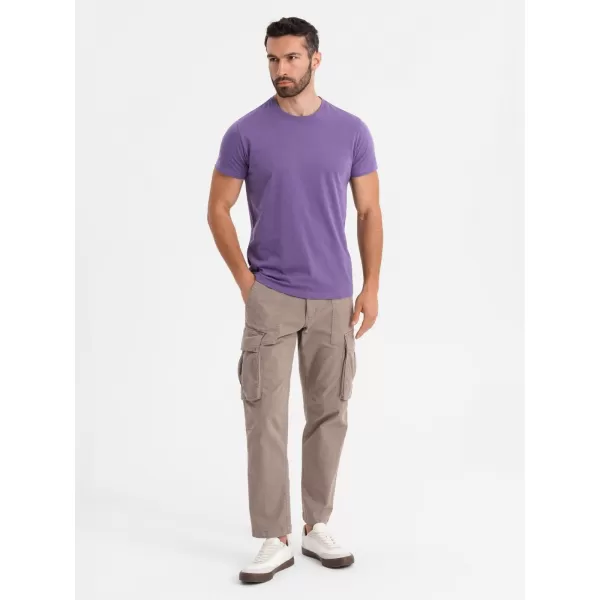  Cămaşă OMBRE OM-TSBS-0236 VIOLET 