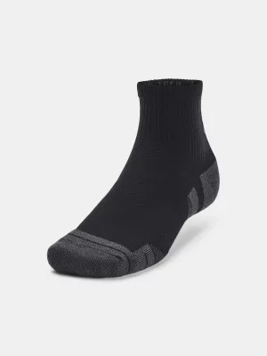 Șosete UNDER ARMOUR PERFORMANCE TECH QTR (3 PÁRY) 1379510-001 NEGRU