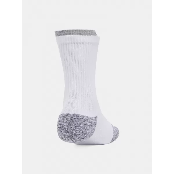 Șosete UNDER ARMOUR AD RUN CUSHION CREW (3 PÁRY) 1387043-101 ALB 