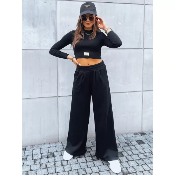  Set pentru femei DSTREET ASTRAL ALLURE AY0920 NEGRU 