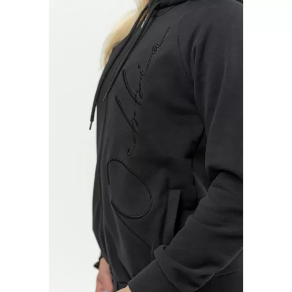  Hanorac sport de damă INTENSE Signature 845 BLACK Nebbia 