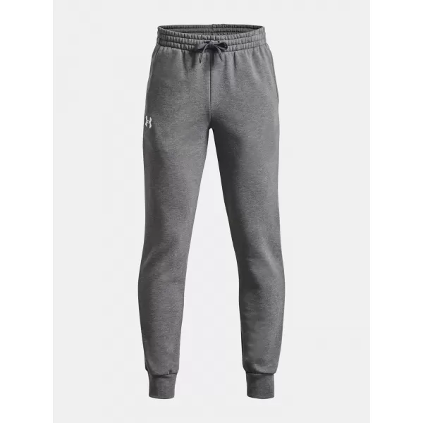  Pantaloni de trening pentru băieți UNDER ARMOUR RIVAL FLEECE JOGGERS 1379787-025 GRI 