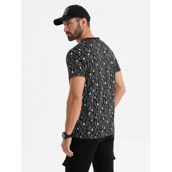  Cămaşă OMBRE OM-TSFP-0225 NEGRU 