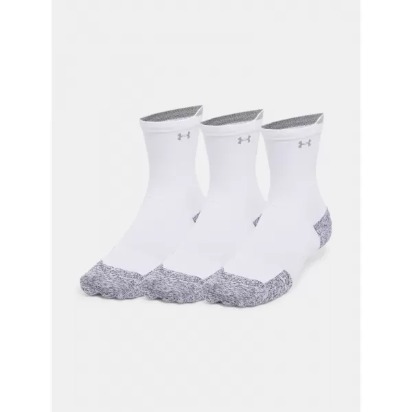  Șosete UNDER ARMOUR AD RUN CUSHION CREW (3 PÁRY) 1387043-101 ALB 
