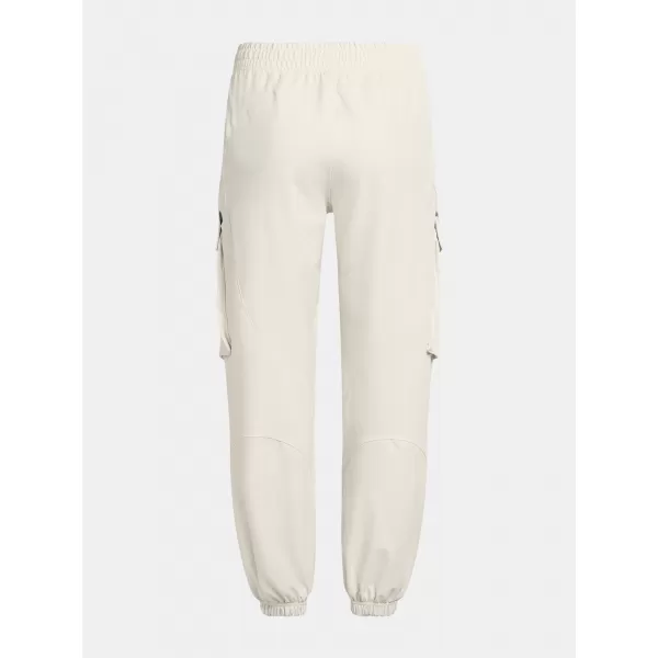  Pantaloni sport de damă UNDER ARMOUR UNSTOPPABLE CARGO PANT 1386481-110 ALB 