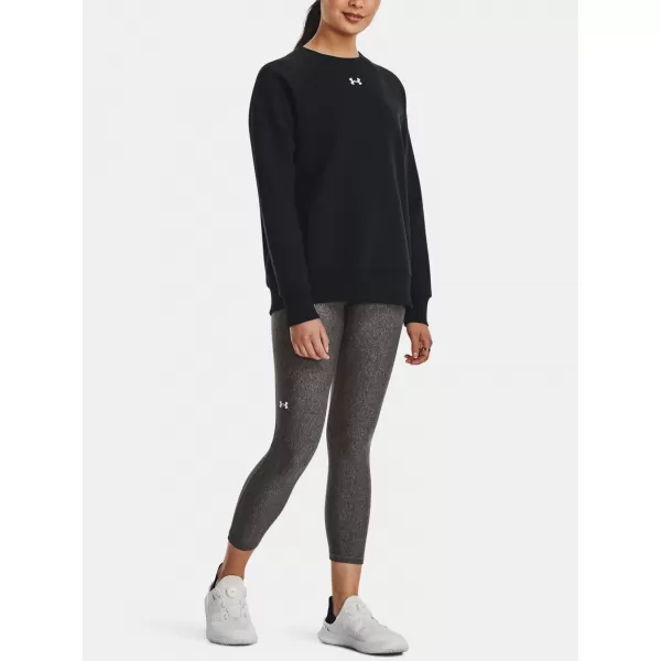  Hanorac de dama UNDER ARMOUR RIVAL FLEECE CREW 1379508-001 NEGRU 