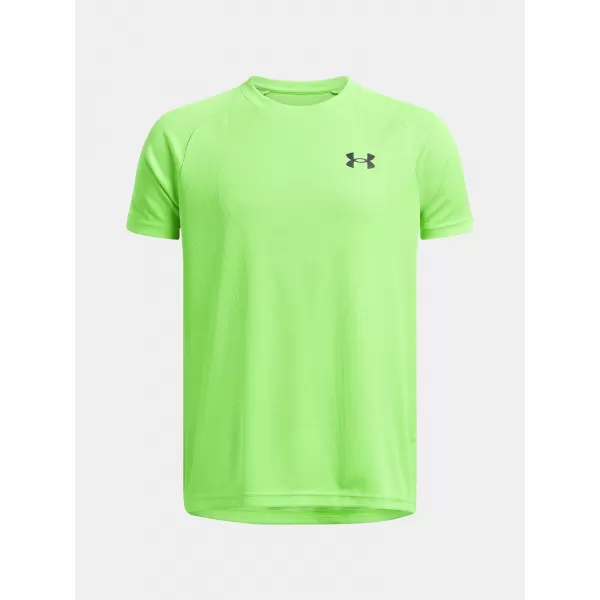  Tricou băieți UNDER ARMOUR TECH TEXTURED SS 1382790-362 VERDE 