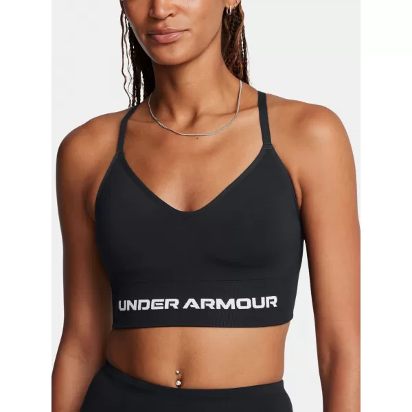  Sutien de damă UNDER ARMOUR VANISH SEAMLESS LOW BRA 1384417-001 NEGRU 