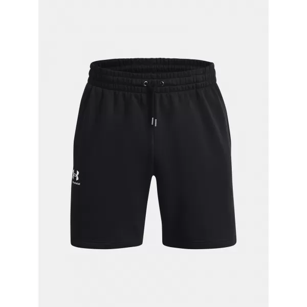 Pantaloni scurți pentru bărbați UNDER ARMOUR ESSENTIAL FLEECE SHORTS 1380377-001 NEGRU 