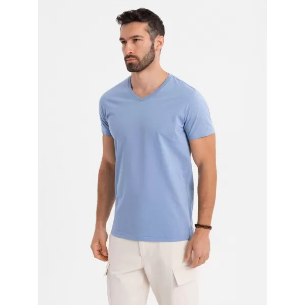  Cămaşă OMBRE OM-TSBS-0237 ALBASTRU 