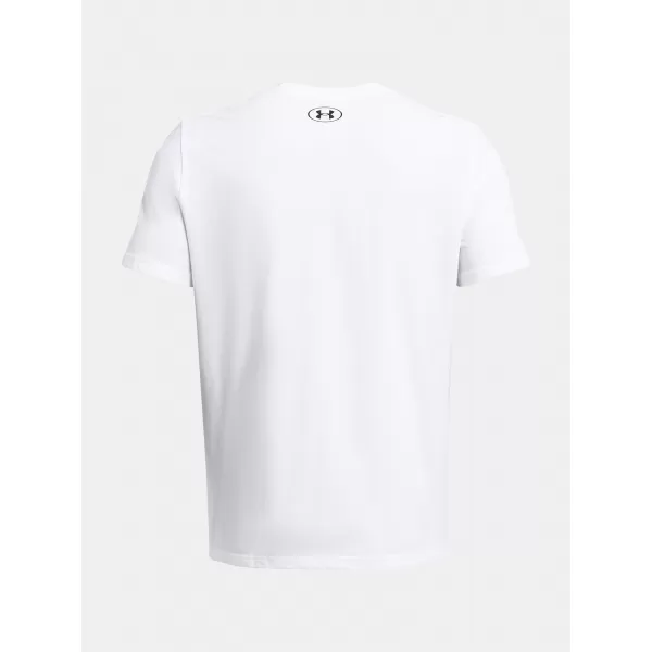  Tricou pentru bărbați UNDER ARMOUR GL FOUNDATION UPDATE SS 1382915-100 ALB 