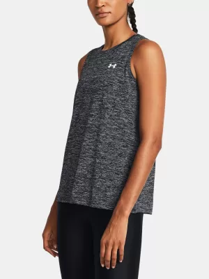 Maieu de damă UNDER ARMOUR TECH TANK TWIST 1383656-001 NEGRU