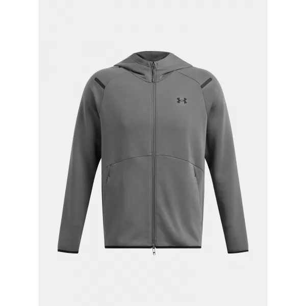  Hanorac pentru bărbați UNDER ARMOUR UA UNSTOPPABLE FLC FZ HD EU GRI 