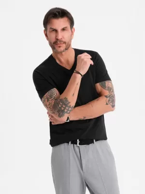 Cămaşă OMBRE OM-TSBS-0237 NEGRU