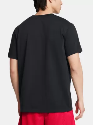 Tricou pentru bărbați UNDER ARMOUR HW ARMOUR LABEL SS 1382831-001 NEGRU