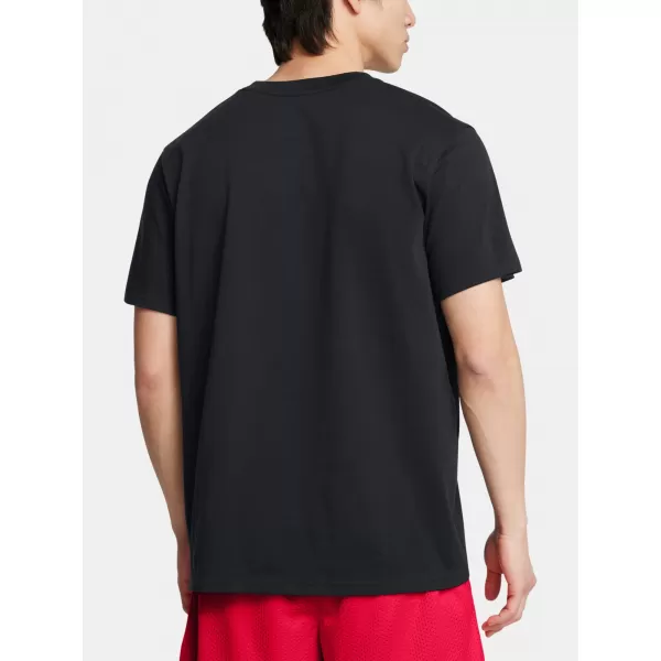  Tricou pentru bărbați UNDER ARMOUR HW ARMOUR LABEL SS 1382831-001 NEGRU 
