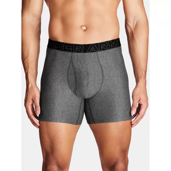  Boxeri pentru bărbați UNDER ARMOUR M PERF TECH 6IN (1KS) 1383849-025 GRI 