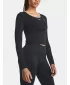 Tricou pentru femei UNDER ARMOUR TRAIN SEAMLESS LS 1379150-001 NEGRU