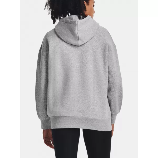  Hanorac de dama UNDER ARMOUR ESSENTIAL FLC OS HOODIE 1379495-012 GRI 