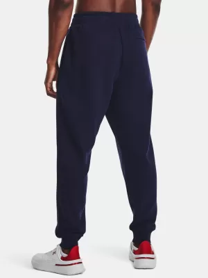 Pantaloni de trening pentru bărbați UNDER ARMOUR RIVAL FLEECE JOGGERS 1379774-410 ALBASTRU