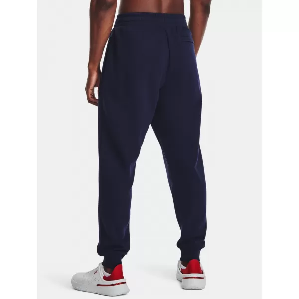  Pantaloni de trening pentru bărbați UNDER ARMOUR RIVAL FLEECE JOGGERS 1379774-410 ALBASTRU 